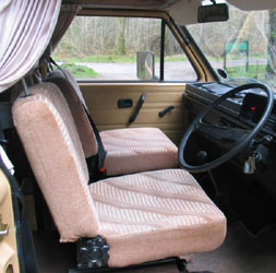VW T25 Holdsworth Vision Front Seats
